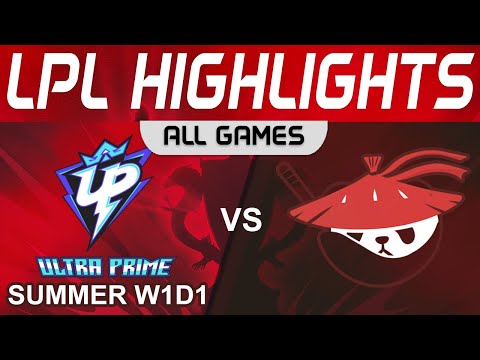 UP vs AL Highlights ALL GAMES LPL Summer Season 2023 W1D1 Ultra Prime vs Anyone's Legend by Onivia