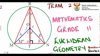 Mathematics Grade 11 Euclidean Geometry Exercise 2 Question 2 @mathszoneafricanmotives