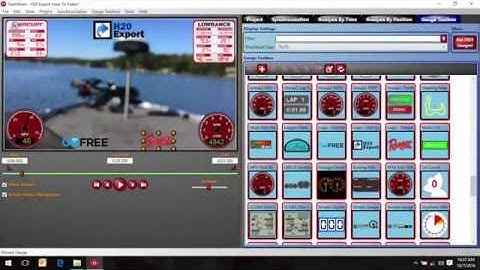 H2O Export™ - DashWare Gauges