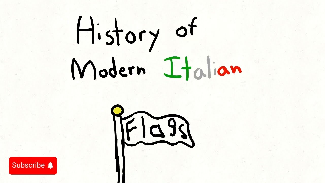 History of Modern Italian flags from 1797-2025