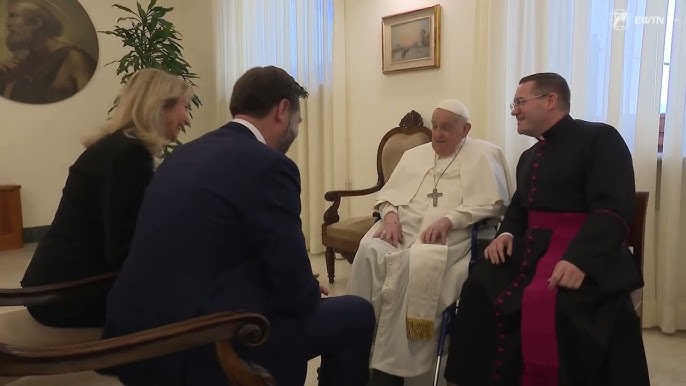 US VICE PRESIDENT JD VANCE LAST WORLD LEADER TO MEET POPE ON EASTER SUNDAY.  - YouTube