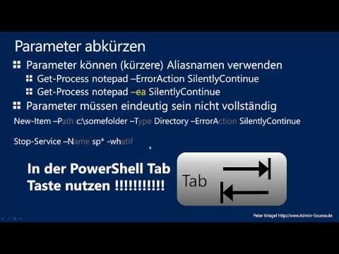German PowerShell Basis Video Tutorial Teil 8 von 21 Dateien, PowerShell Alias