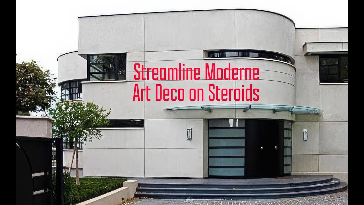 Art Deco Streamline Moderne Architecture STREAMLINE | Admirable Art
