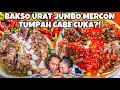 Gila rahang bisa copot makan bakso jumbo tergerenjel penuh urat banjir cabe cuka tetelan