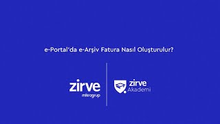e-Portal’da e-Arşiv Fatura Nasıl Oluşturulur?