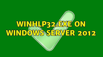 WinHlp32.exe on Windows Server 2012