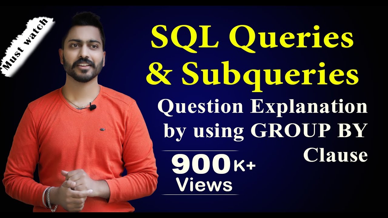 sql statement คือ  2022 Update  Lec-57: SQL Queries and Subqueries (part-3) | Group By clause  | Database Management System