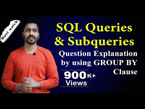 Lec-57: SQL Queries and Subqueries (part-3) | Group By clause  | Database Management System