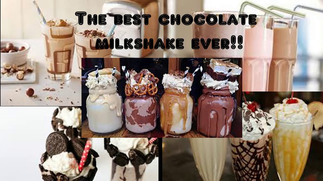 World's best chocolate milkshake - YouTube