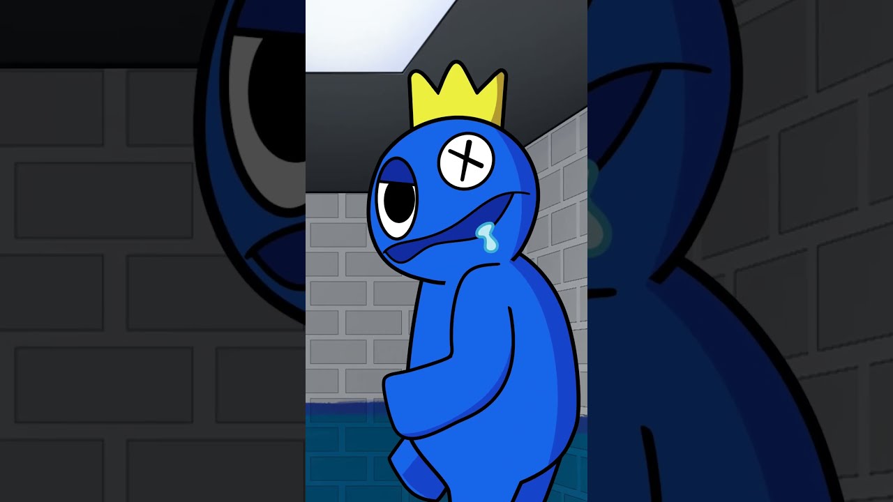  Excuse Me Bruhh Blue Cartoon Animation