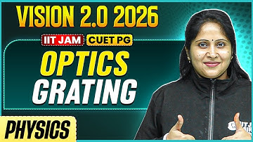 IIT JAM/CUET PG 2026 | Optics - Grating | IIT JAM Physics | PW