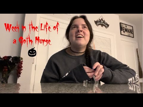 Week in the Life of a Goth Nurse | Vlog