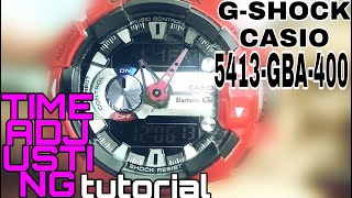 G-SHOCK CASIO TIME SETTING 5413-GBA-400 | SALIM REZA |TIME SYCN | TIME  CHANGE | TIME ADJUSTING | - YouTube