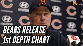 Bears Release First Unofficial DEPTH CHART || Chicago Bears News