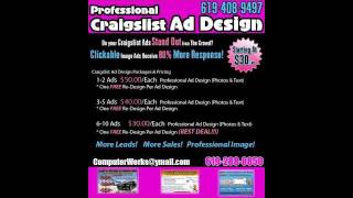 Famous Craigslist Ad Design | Affordable Custom Craigslist Ad Design Packages | ComputerWerks Net Worth