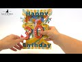Santoro 3D Pop Up Swing Cards SC235 - How To