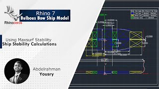 BULBOUS BOW Ship Stability Calculation using Maxsurf (ARABIC)