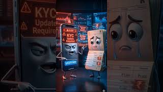 😱 How KYC Scam Happens? Ek OTP aur Account Khali!#kycscam #kyc #scam #cyberfraud #bank #ai #scammer