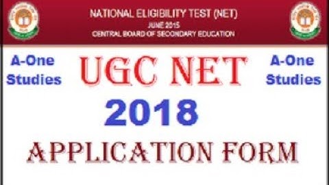 UGC NET 2018 Online Application start from today