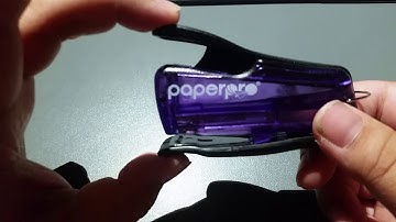 How to open paperpro nano stapler