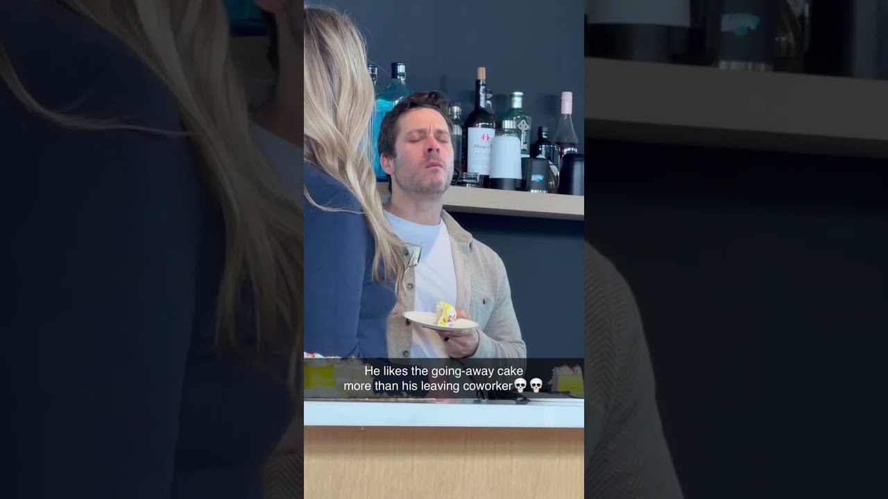 He’s really going to miss that cake.