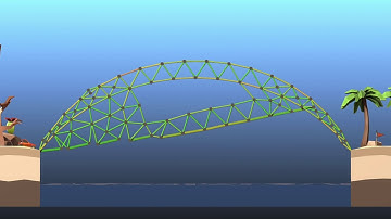 Poly Bridge 2 Level 4 - 6 "Safety Gap" 100%