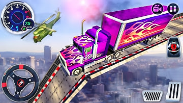 Mega Ramp Transform Racing 3D - Vertical Impossible Car Stunts Tracks - Android GamePlay