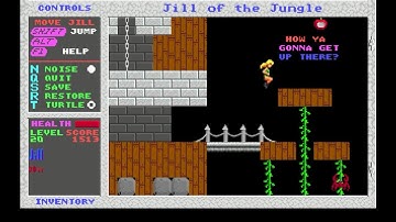 Jill of the Jungle Volume 1 (DOS, shareware, full playthrough)