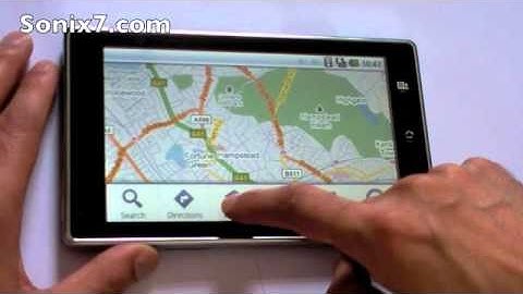 Sonix7 Android Tablet - Google Maps