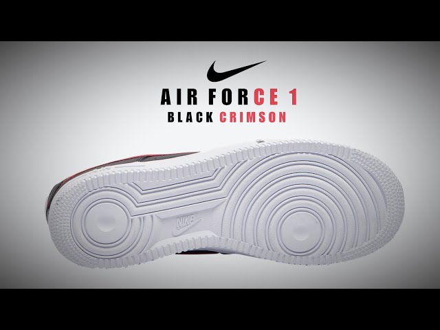 Air Force 1 LV8 Black Light Crimson On Foot Sneaker Review QuickSchopes 412  Schopes DZ4514 001 