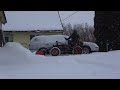 Homemade tractor with front loader. Snow 10/01/2026
