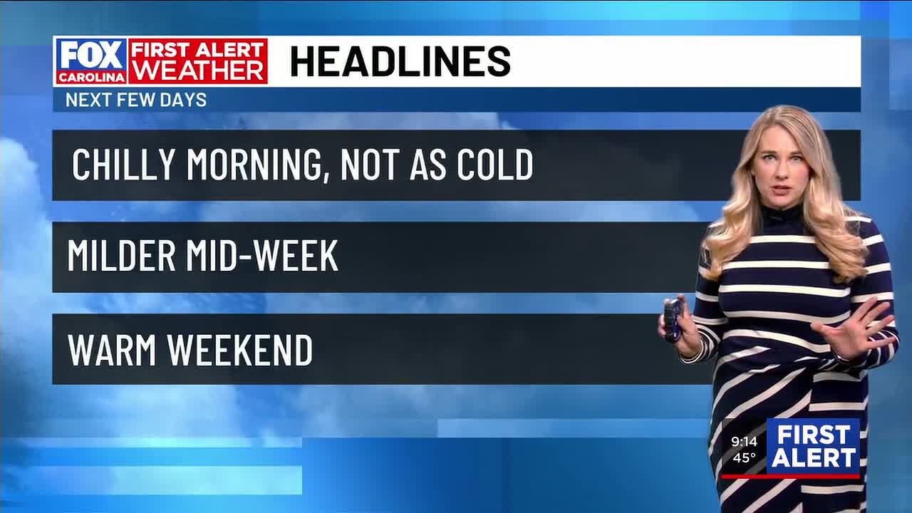 Chilly Wednesday morning before weekend warm up - YouTube
