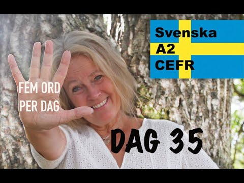 Learn Swedish - Day 35 - Five words a day – Fill a form - A2 CEFR - 71 subtitles