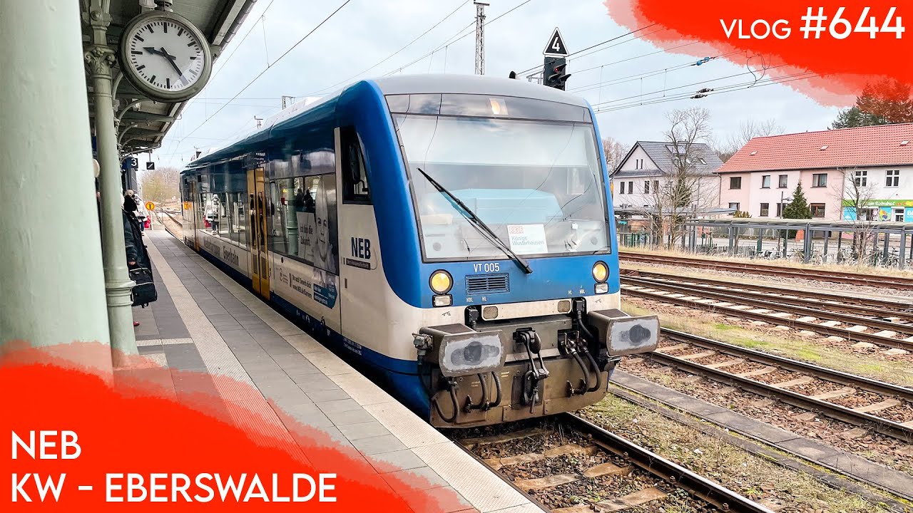 Mit der NEB von KW nach Eberswalde | TripReport | Vlog 644