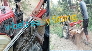 vst Shakti 130 Di। v-belt fitting