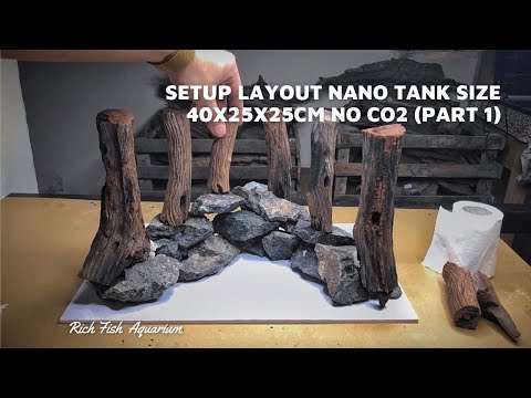 Video Setup Layout Rừng Bể Thuỷ Sinh 40x25x25cm Nâng Đáy |... - youtube