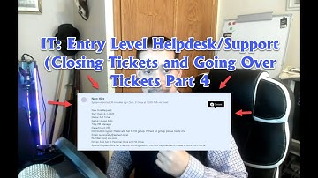 IT: Entry Level Helpdesk/Desktop Support (Troubleshooting Real Life Tickets Part4)