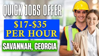 Famous ✅Best Quick Jobs in Savannah, Georgia (HIRING IMMEDIATELY) Net Worth
