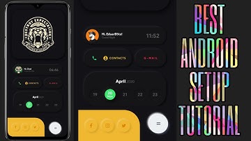 Best Android setup tutorial project shadow kwgt widget