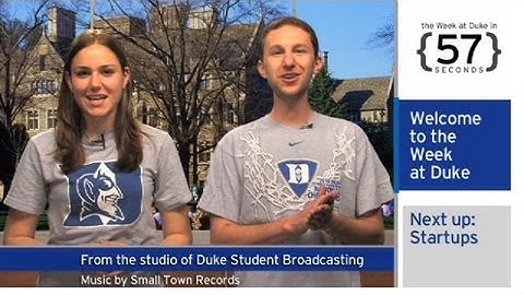The Week at Duke {in 60 Seconds}: 