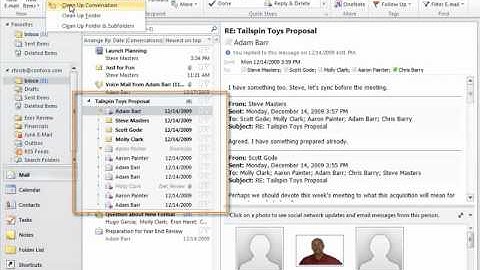 Outlook 2010 Conversation View