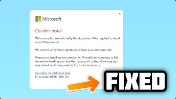 (FIXED)  Microsoft Office installation error 30094-1011 in Windows 10/11