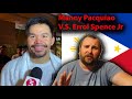 Manny Pacquiao begins training for title fight with Errol Spence Jr with Interview REACTION.