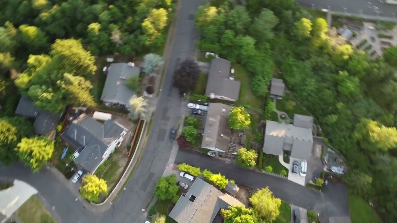 Flying over Tigard from Bull Mountain