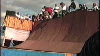 Tony Hawk  1989 Vans NSA vert skateboarding contest