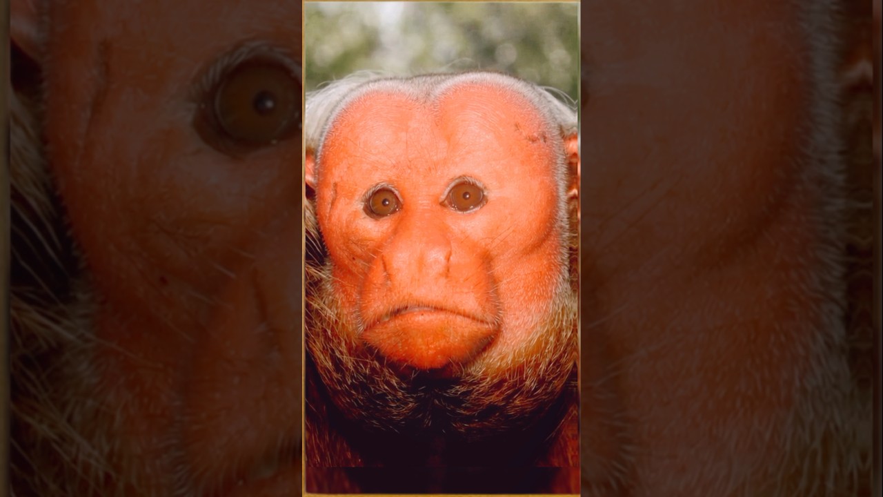 99% of people have never seen this red-faced monkey.
