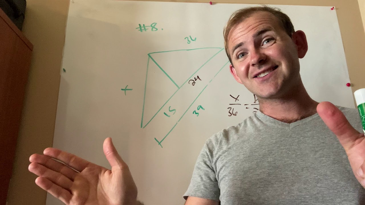 Unit 7 Classwork Packet Page 14 Angle Bisector Proportionality - YouTube