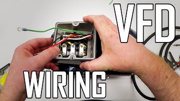 Lathe VFD 1: How to wire a 3-Phase motor and VFD