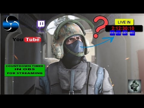 OBS TUTORIAL - Countdown Timer im Stream einfügen | Deutsch | So Geht´s