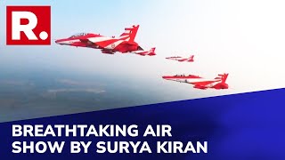 Surya Kiran Aerobatic Team Sizzles Chandigarh's Skies During 90th Indian Air Force Day Celebrations